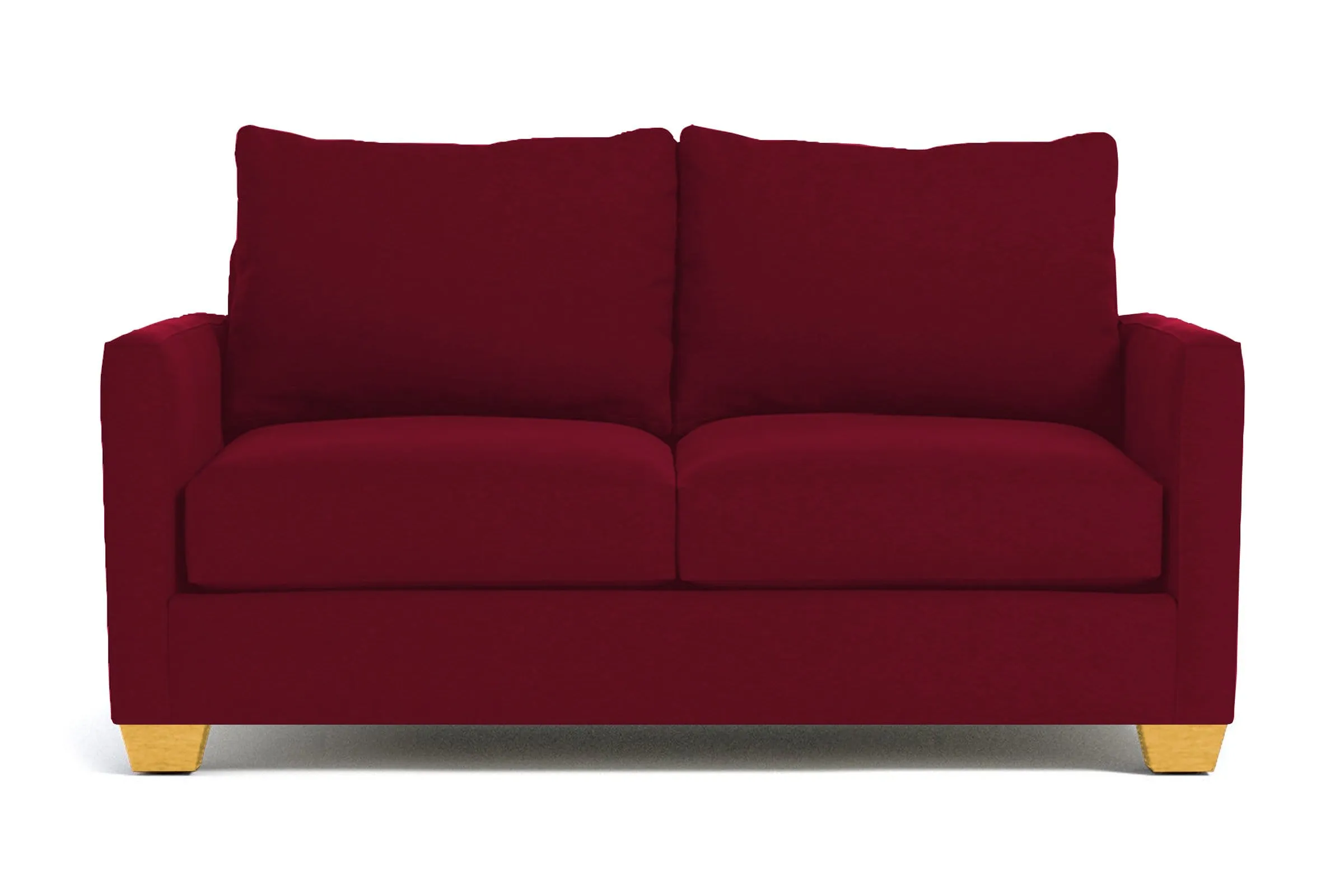 Tuxedo Apartment Size Sofa :: Leg Finish: Natural / Size: Apartment Size - 69"w