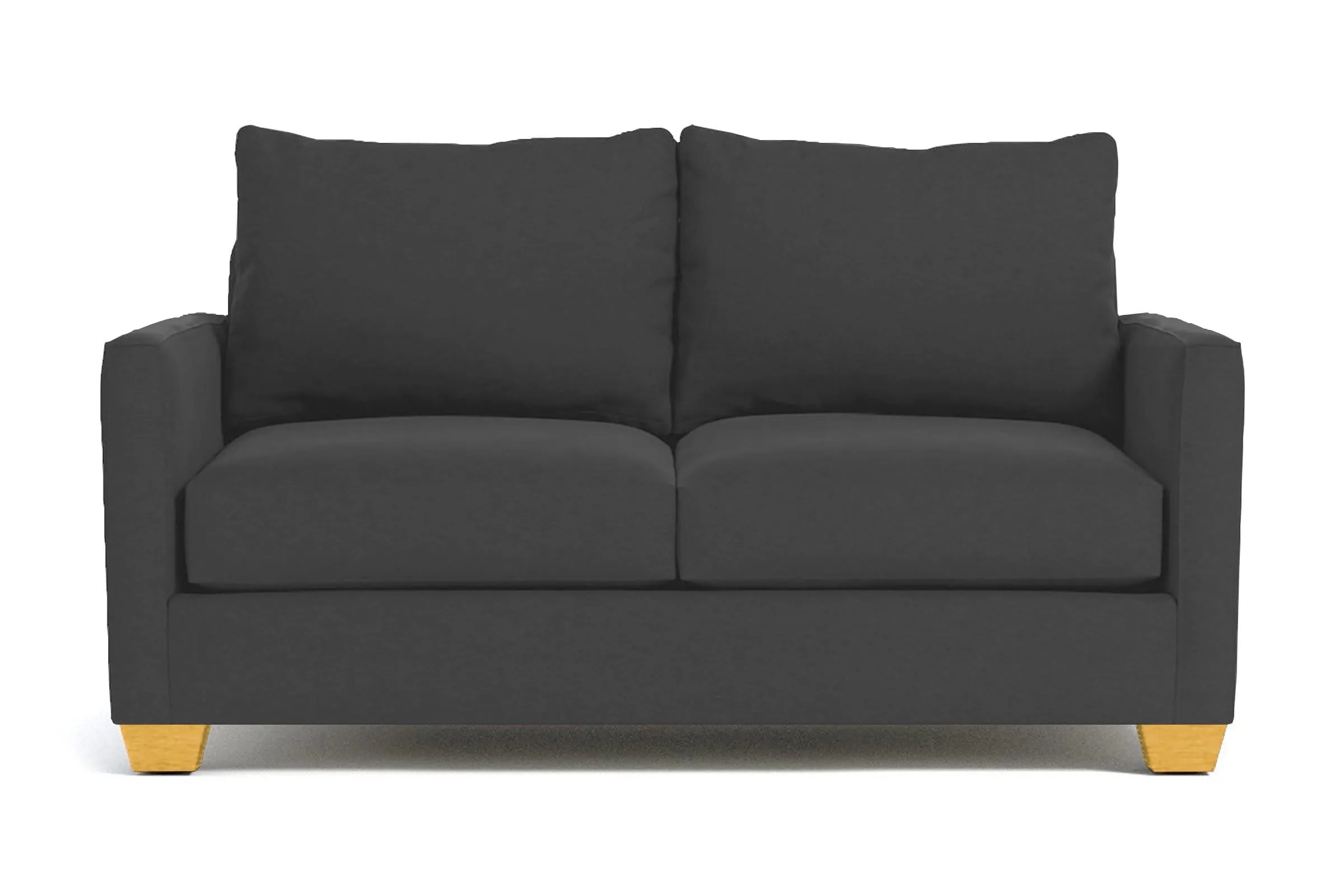 Tuxedo Apartment Size Sofa :: Leg Finish: Natural / Size: Apartment Size - 69"w