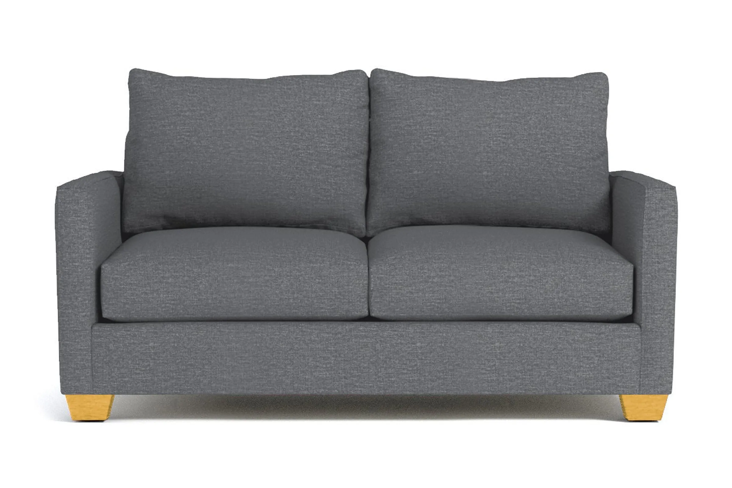 Tuxedo Apartment Size Sofa :: Leg Finish: Natural / Size: Apartment Size - 69"w