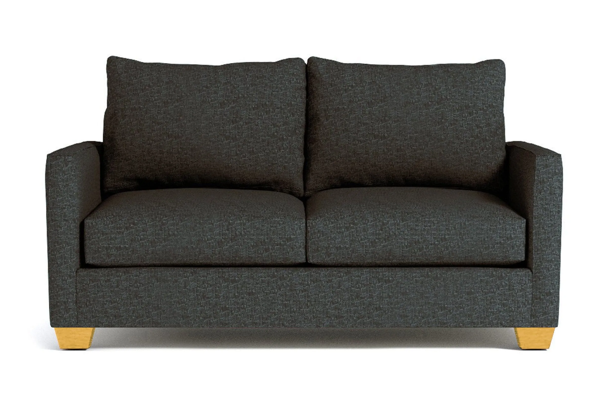 Tuxedo Apartment Size Sofa :: Leg Finish: Natural / Size: Apartment Size - 69"w