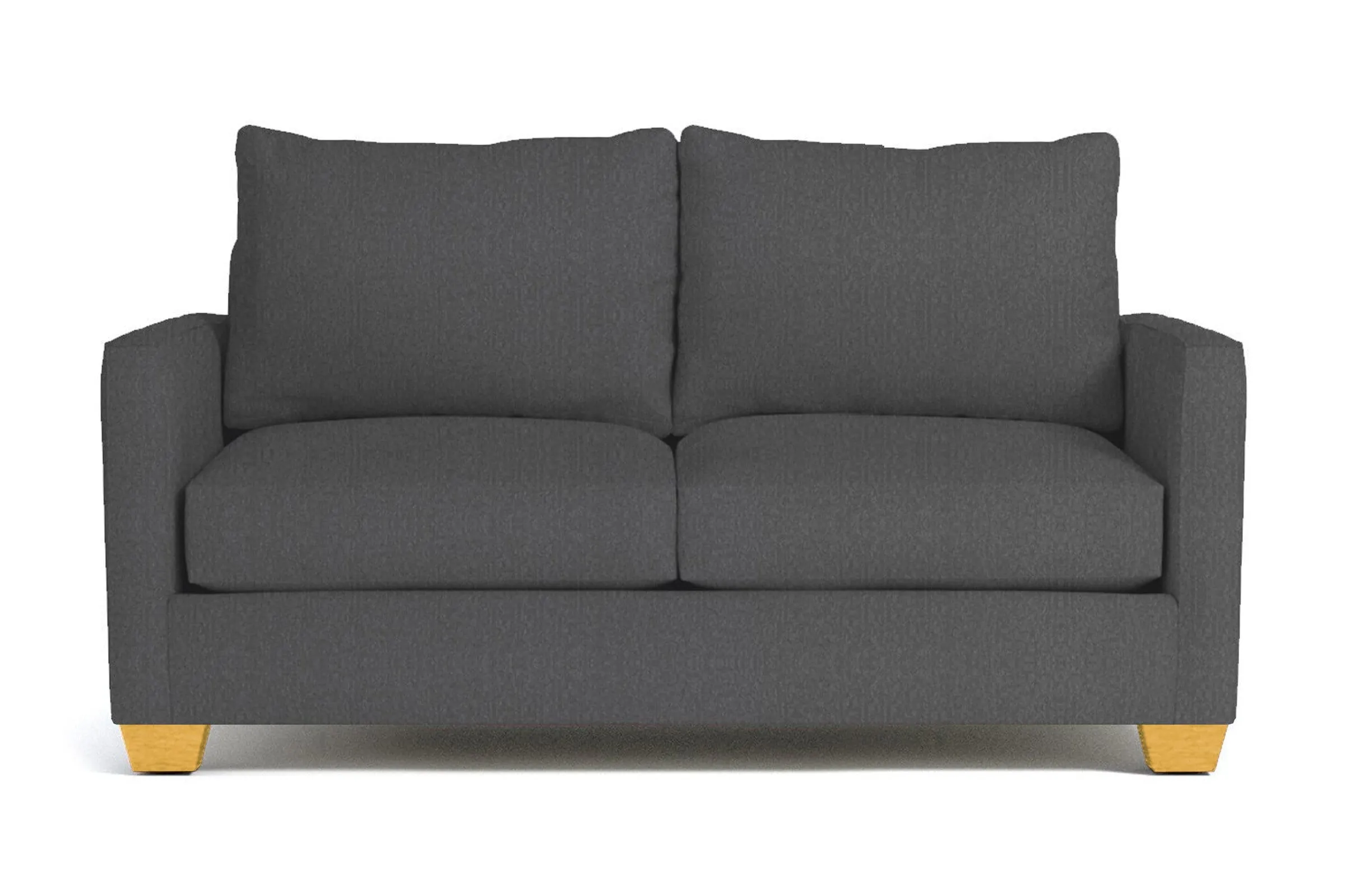 Tuxedo Apartment Size Sofa :: Leg Finish: Natural / Size: Apartment Size - 69"w