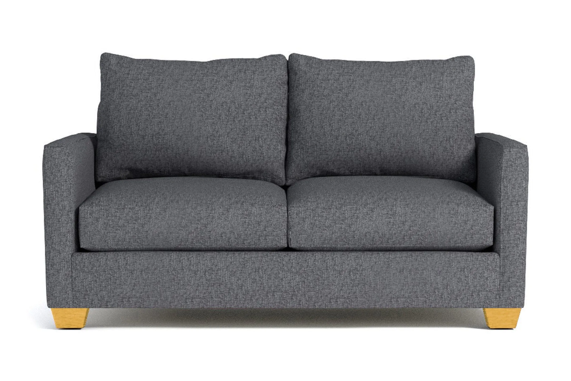 Tuxedo Apartment Size Sofa :: Leg Finish: Natural / Size: Apartment Size - 69"w