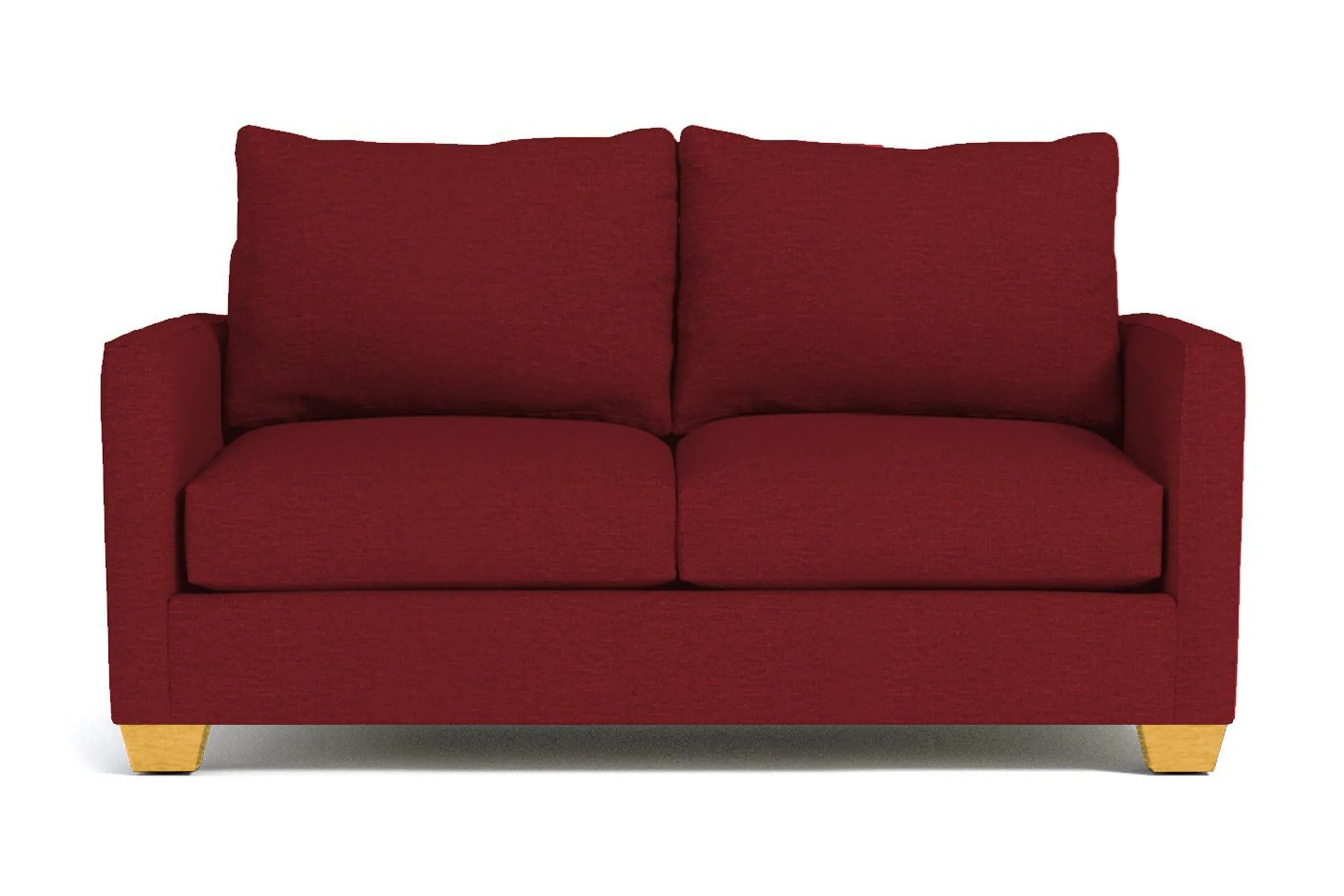 Tuxedo Apartment Size Sofa :: Leg Finish: Natural / Size: Apartment Size - 69"w