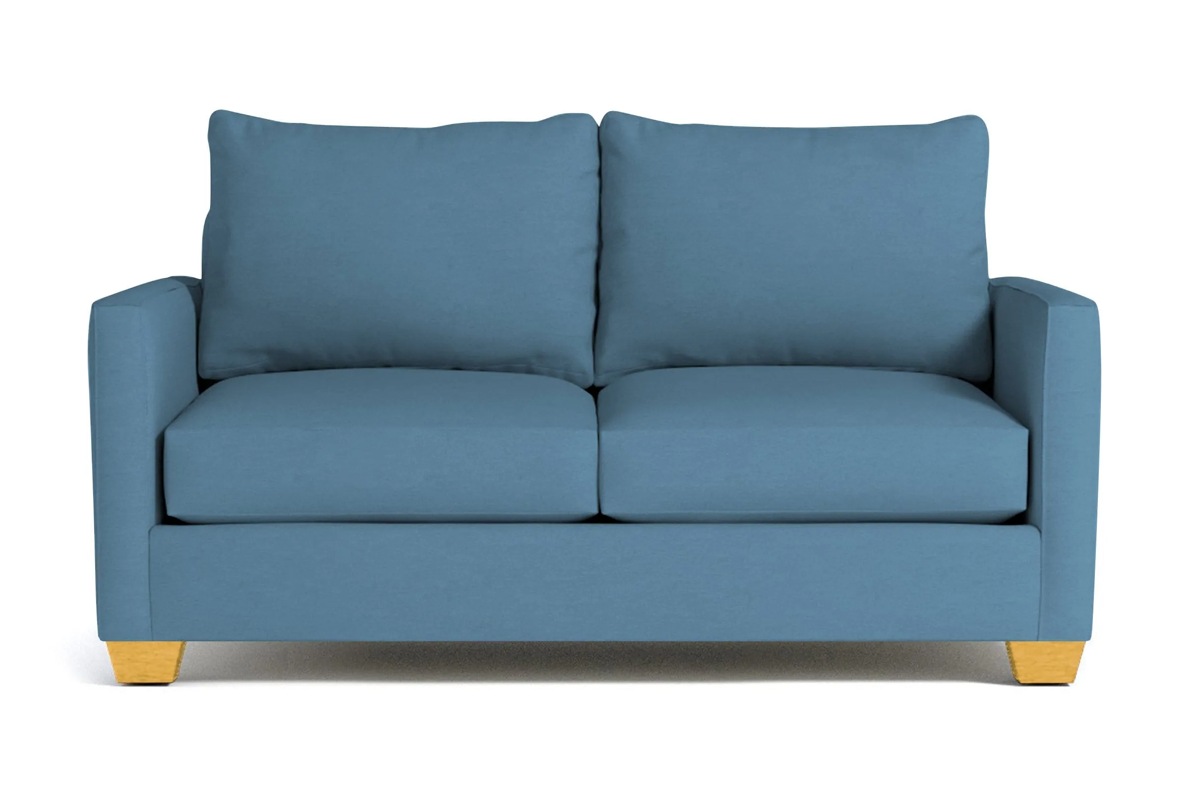 Tuxedo Apartment Size Sofa :: Leg Finish: Natural / Size: Apartment Size - 69"w