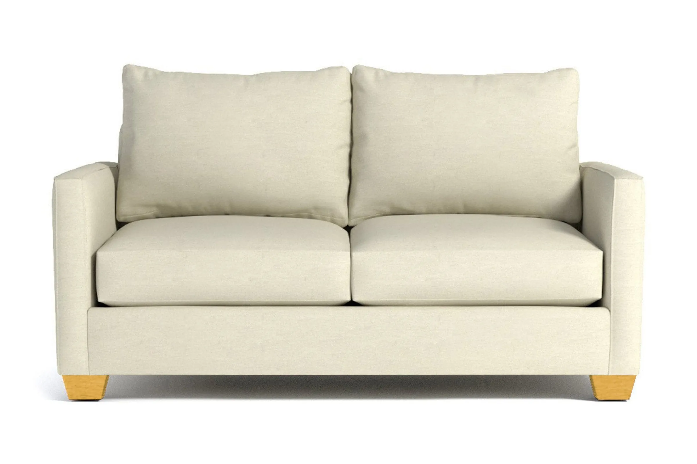 Tuxedo Apartment Size Sofa :: Leg Finish: Natural / Size: Apartment Size - 69"w