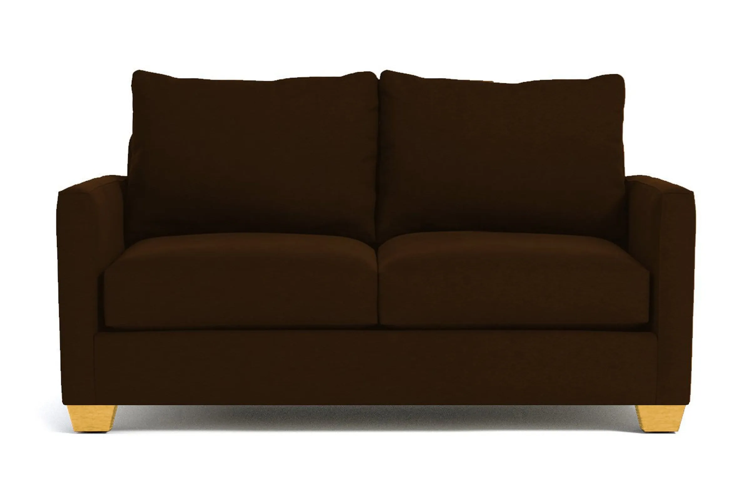 Tuxedo Apartment Size Sofa :: Leg Finish: Natural / Size: Apartment Size - 69"w