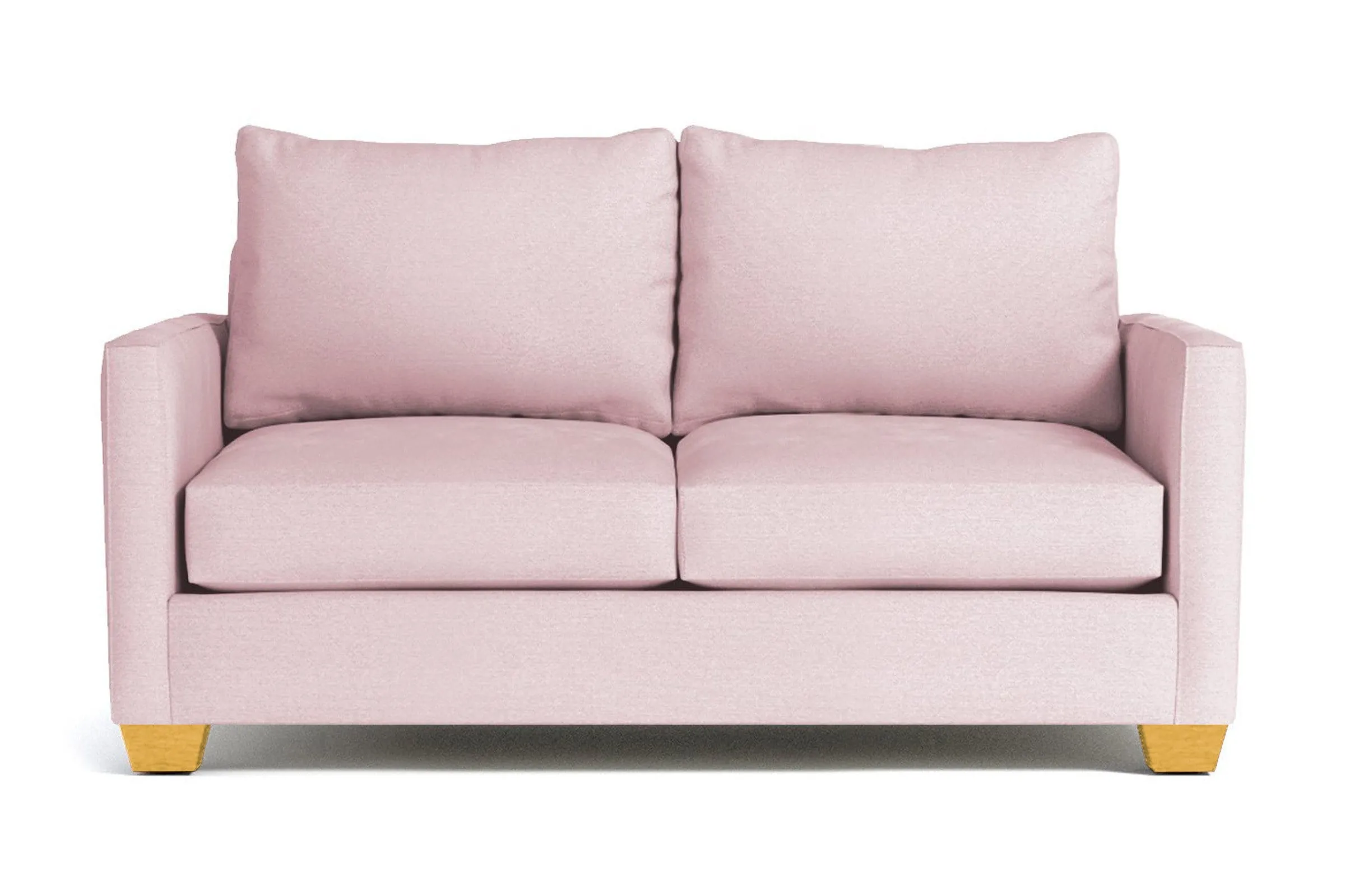 Tuxedo Apartment Size Sofa :: Leg Finish: Natural / Size: Apartment Size - 69"w