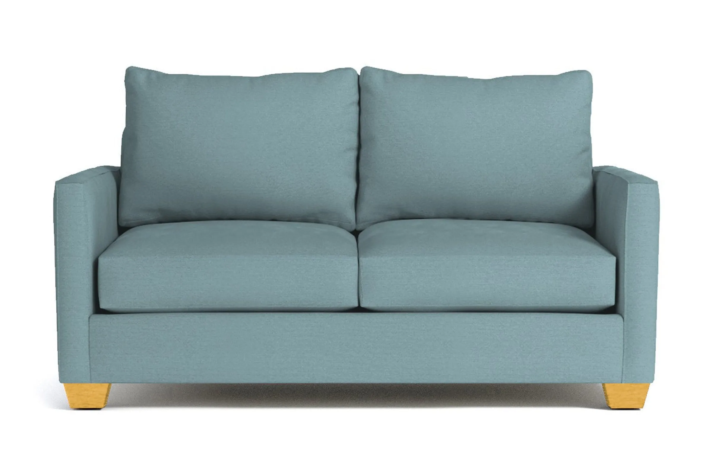Tuxedo Apartment Size Sofa :: Leg Finish: Natural / Size: Apartment Size - 69"w