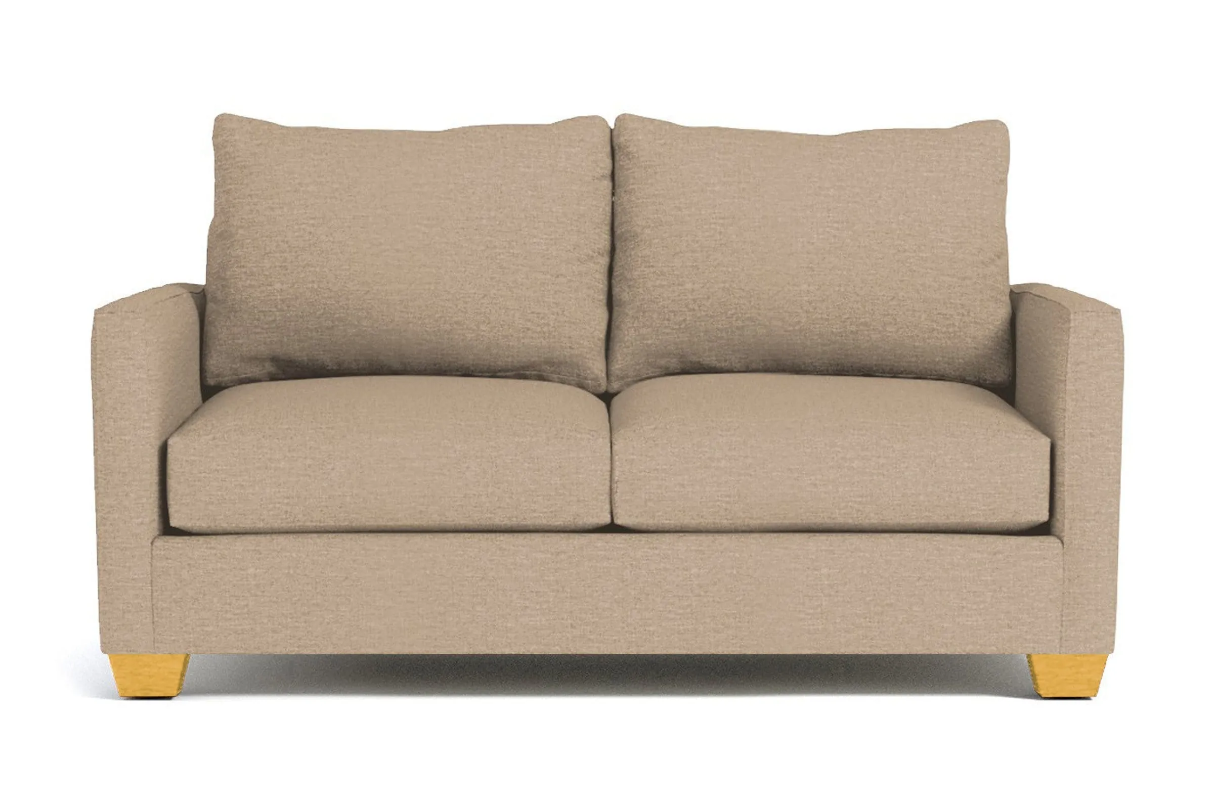 Tuxedo Apartment Size Sofa :: Leg Finish: Natural / Size: Apartment Size - 69"w