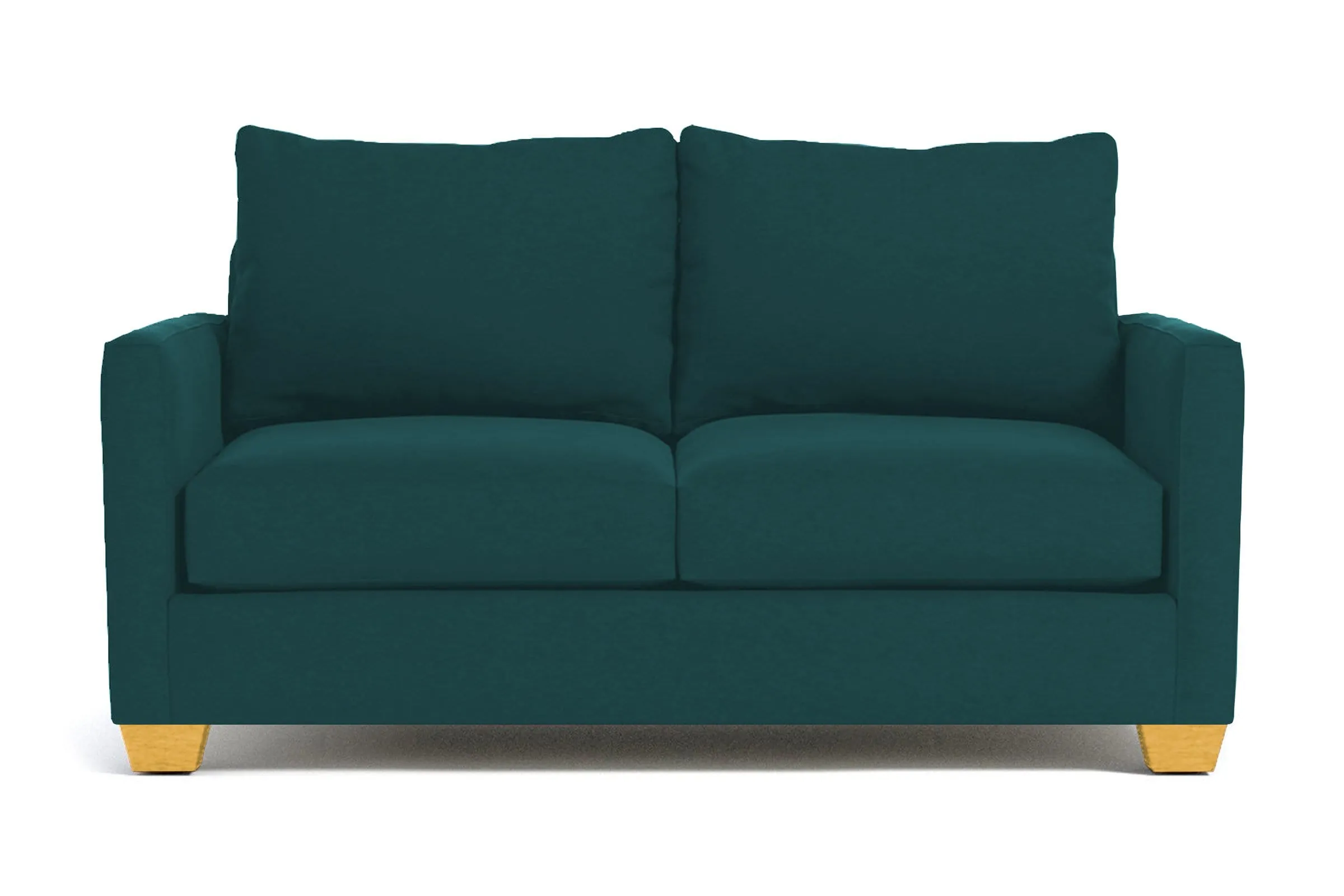 Tuxedo Apartment Size Sofa :: Leg Finish: Natural / Size: Apartment Size - 69"w