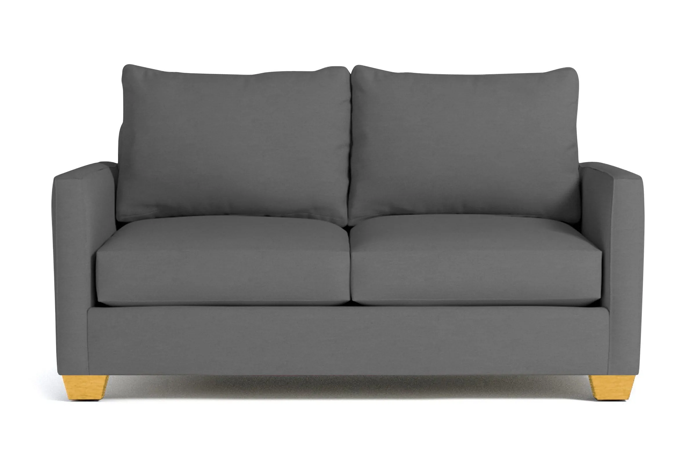 Tuxedo Apartment Size Sofa :: Leg Finish: Natural / Size: Apartment Size - 69"w