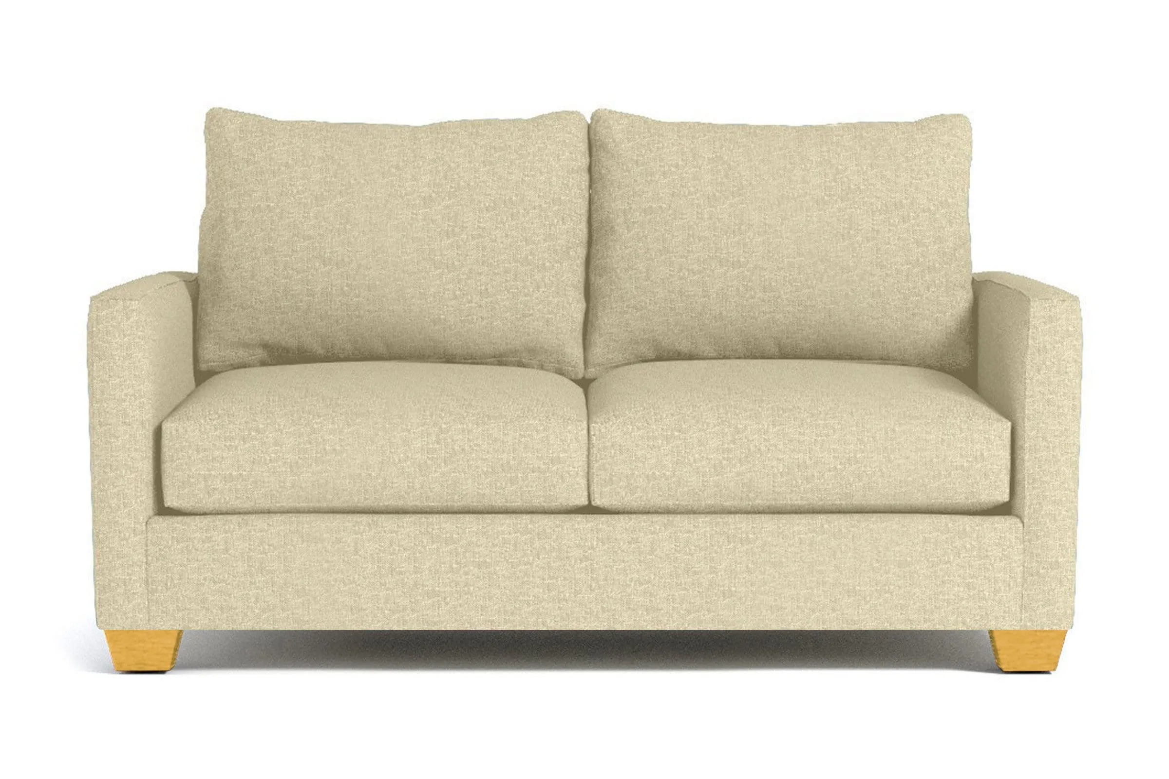 Tuxedo Apartment Size Sofa :: Leg Finish: Natural / Size: Apartment Size - 69"w