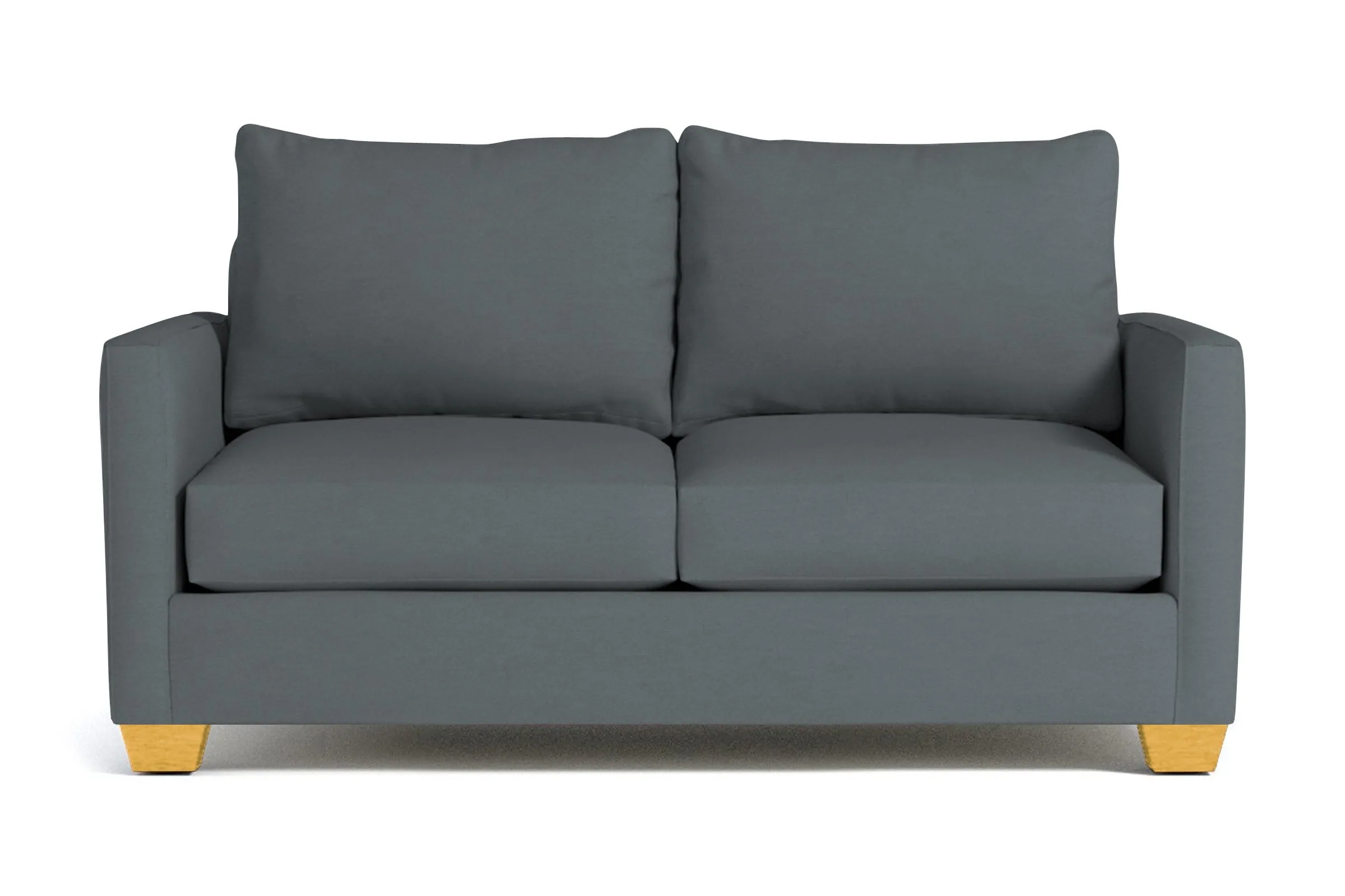 Tuxedo Apartment Size Sofa :: Leg Finish: Natural / Size: Apartment Size - 69"w