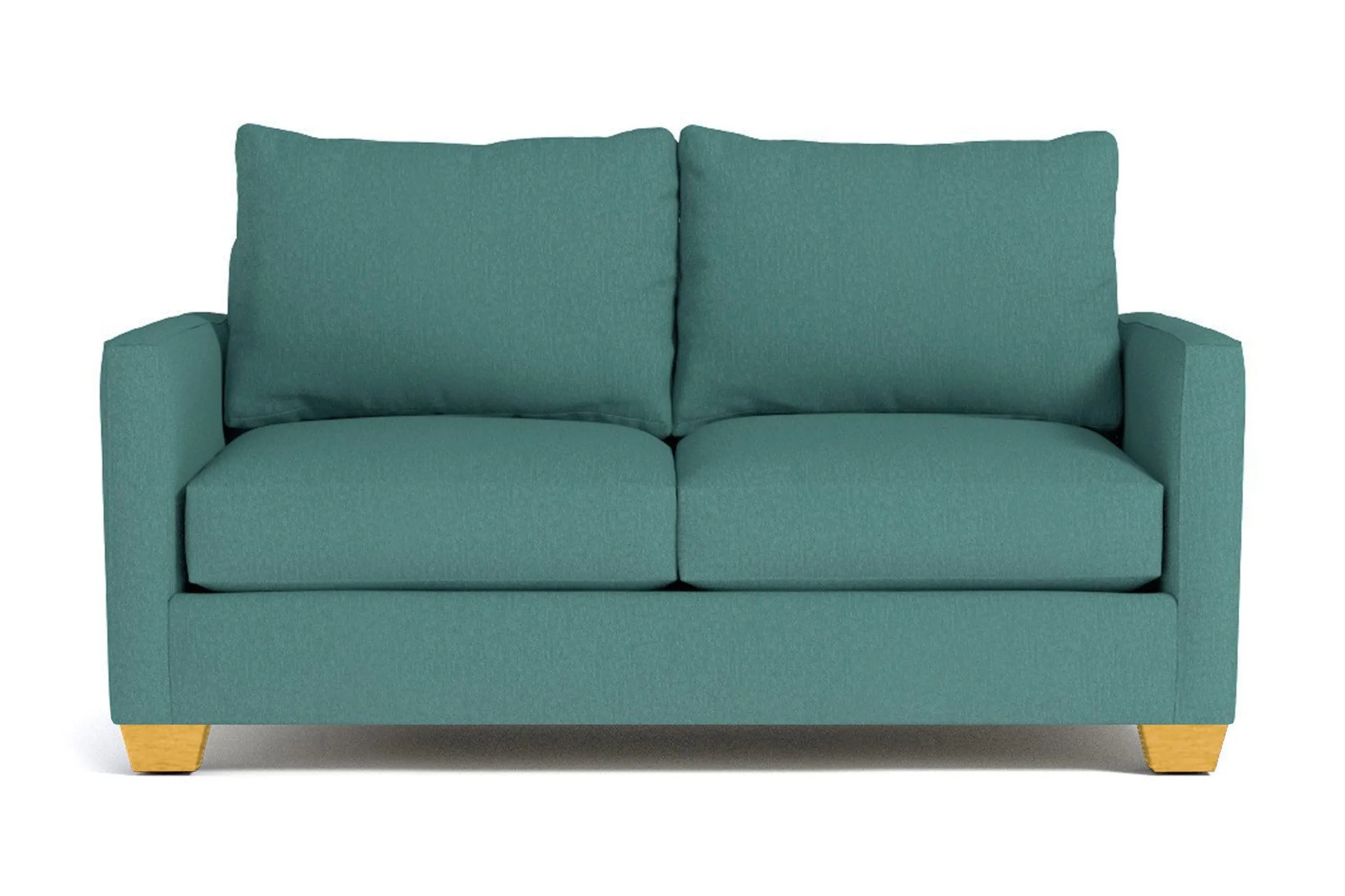Tuxedo Apartment Size Sofa :: Leg Finish: Natural / Size: Apartment Size - 69"w