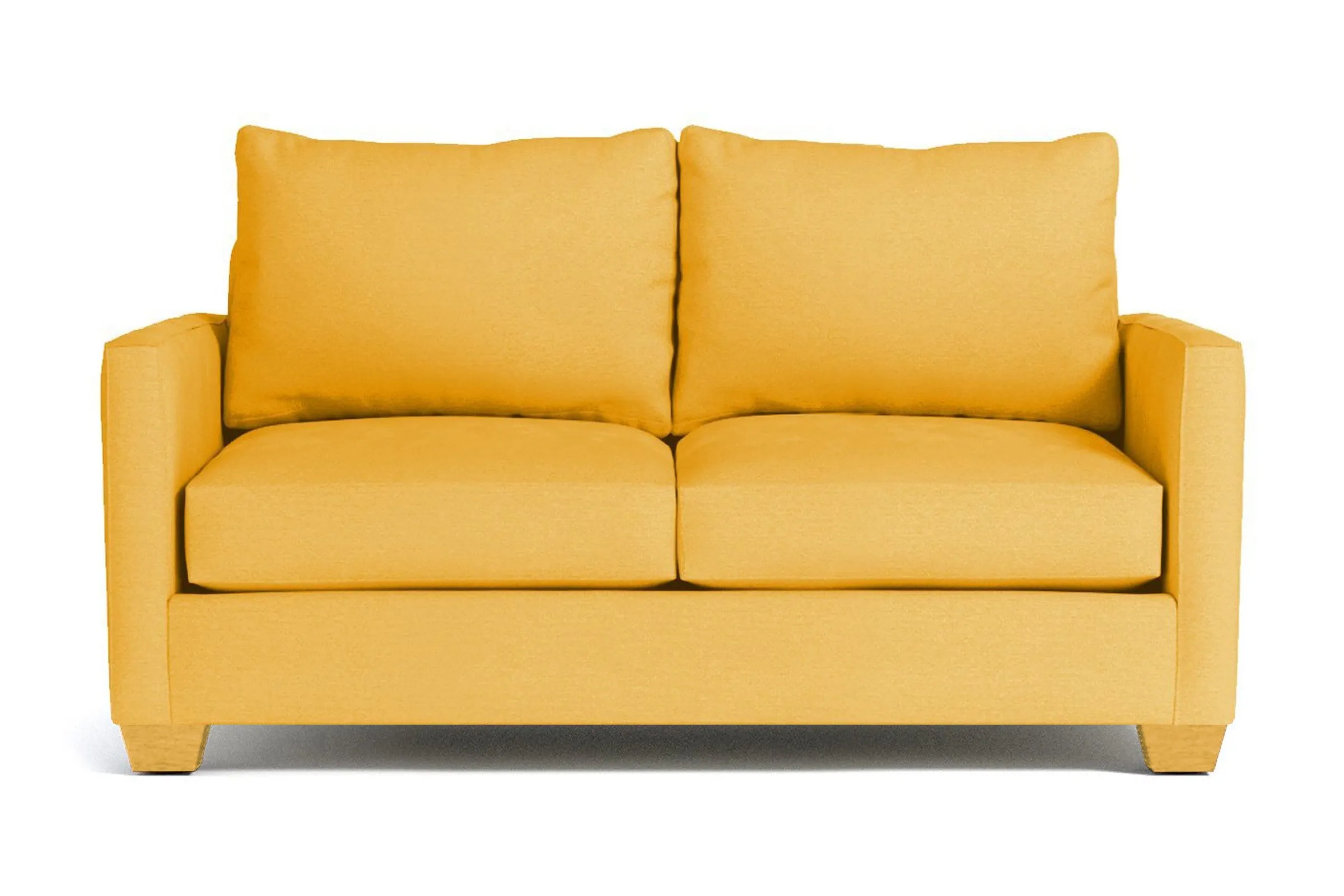 Tuxedo Apartment Size Sofa :: Leg Finish: Natural / Size: Apartment Size - 69"w