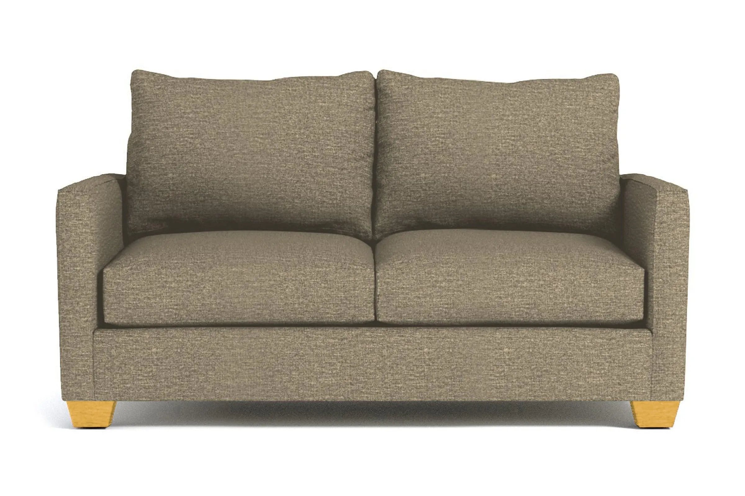 Tuxedo Apartment Size Sofa :: Leg Finish: Natural / Size: Apartment Size - 69"w