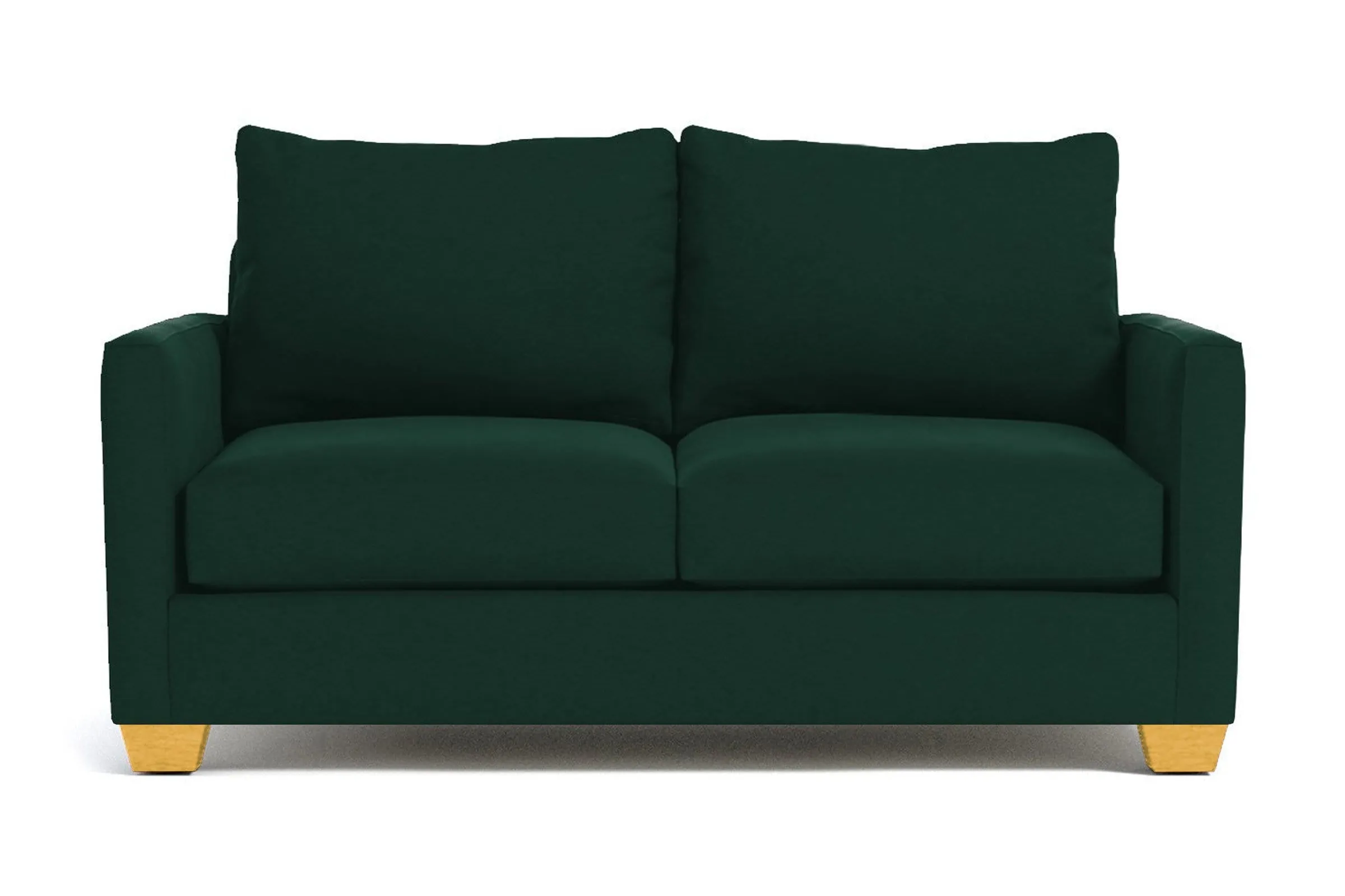 Tuxedo Apartment Size Sofa :: Leg Finish: Natural / Size: Apartment Size - 69"w