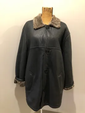 Vintage 2dm black Shearling Coat SOLD