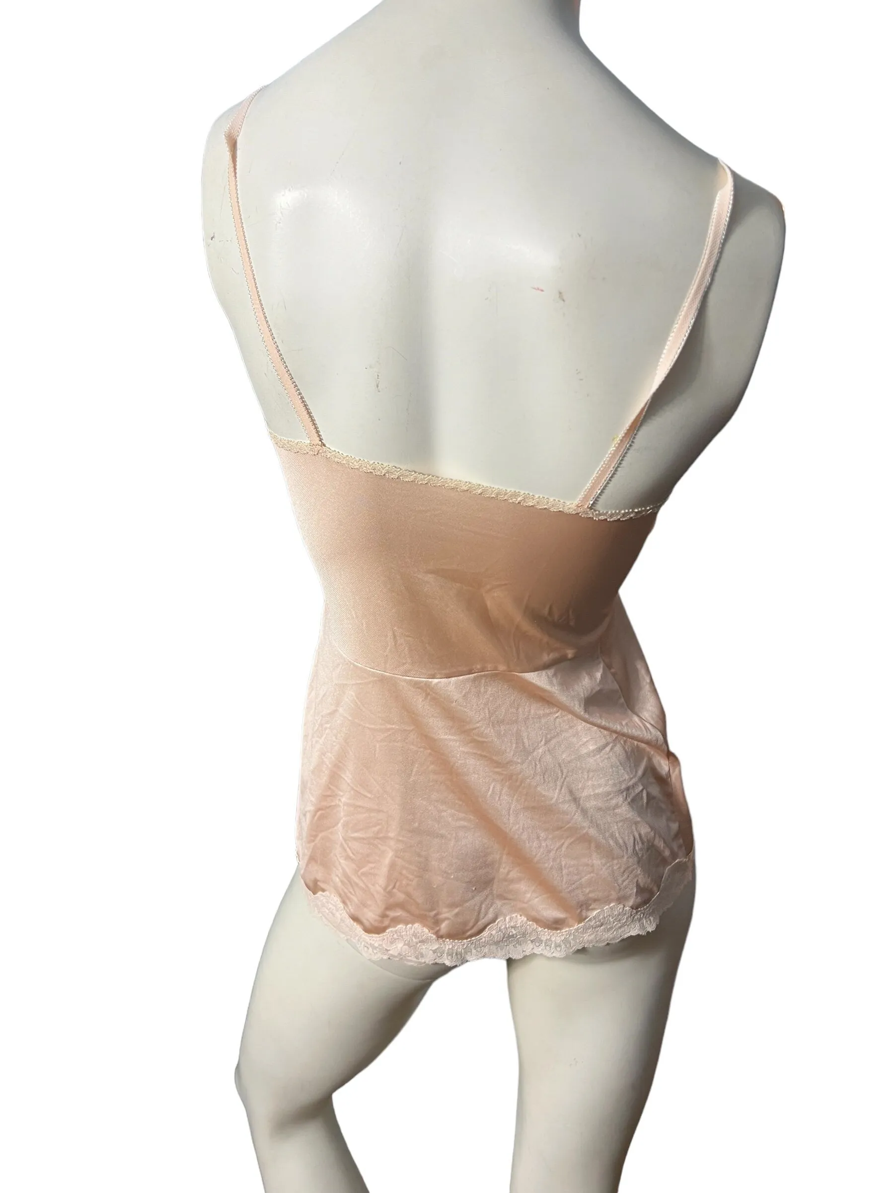 Vintage pink camisole lingerie Sears 32 S