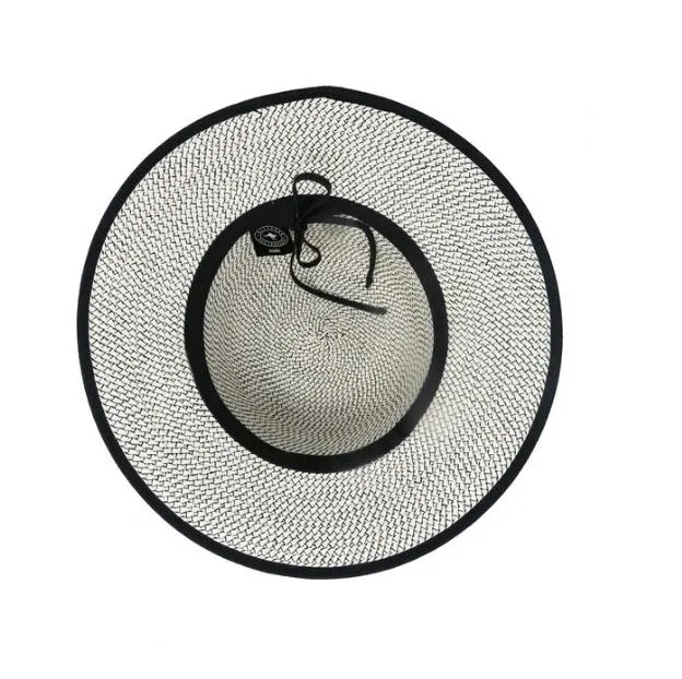 Wallaroo Hats Darby Women's Hat DARB - Ivory/Black