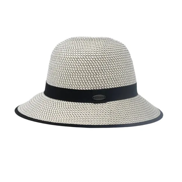 Wallaroo Hats Darby Women's Hat DARB - Ivory/Black