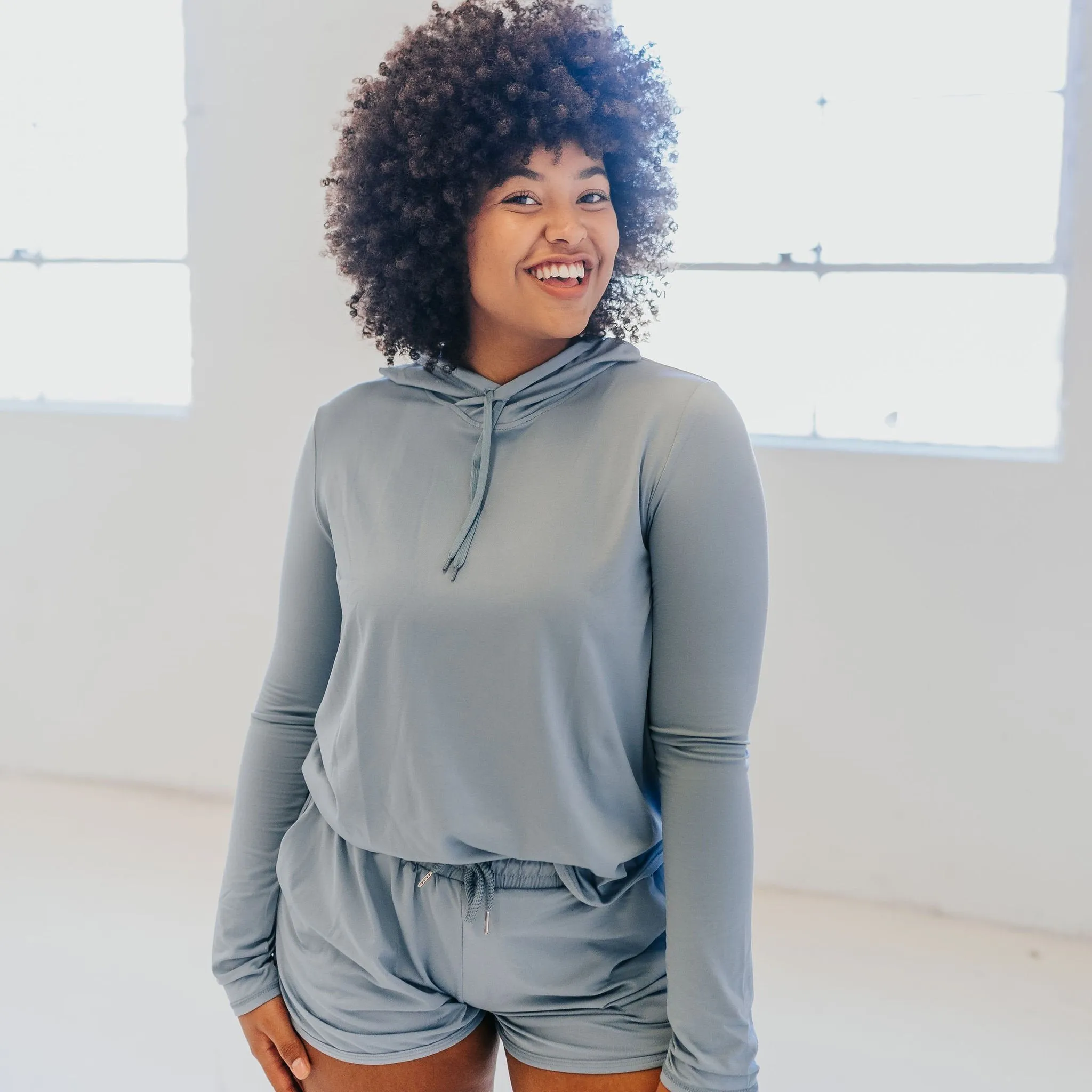 Weekend Hoodie - Steel Blue