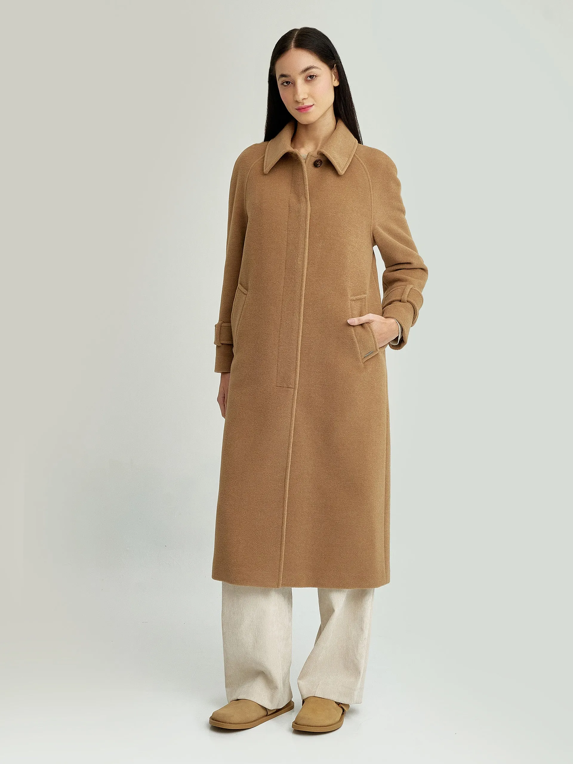 You Coat Baby Alpaca & Wool Color Camel