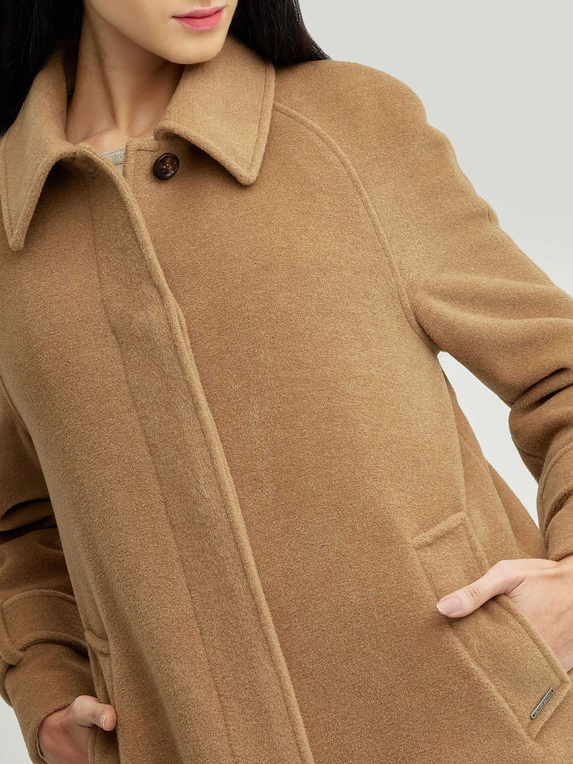 You Coat Baby Alpaca & Wool Color Camel